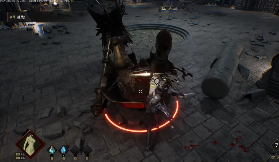 国产独立游戏《夜莺归笼》战斗测试：女角色死的越多穿的越少