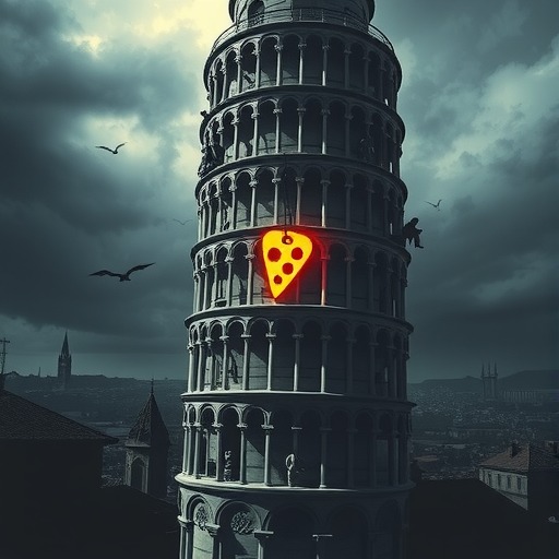 以披萨和斜塔闻名的意大利人，用铅笔画出了