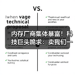 内存厂商集体暴富！科技巨头跪求：卖我们一点内存吧 - 文章配图
