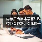 内存厂商集体暴富！科技巨头跪求：卖我们一点内存吧（图2）