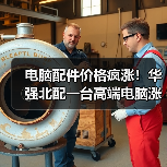 电脑配件价格疯涨！华强北配一台高端电脑涨价超1万元 - 文章配图