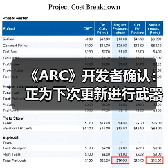 《ARC》开发者确认：正为下次更新进行武器平衡调整（图3）
