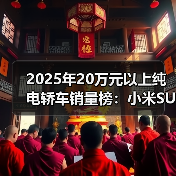 2025年20万元以上纯电轿车销量榜：小米SU7荣耀登顶！ - 文章配图