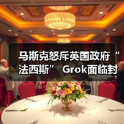 ‌马斯克怒斥英国政府“法西斯” Grok面临封禁威胁（图3）