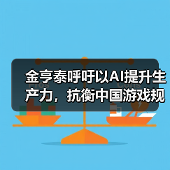 金亨泰呼吁以AI提升生产力，抗衡中国游戏规模优势 - 文章配图