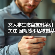 女大学生吃室友剩菜引关注 因观感不适被封禁(图2) 女大学生吃室友剩菜引关注 因观感不适被封禁(图2)