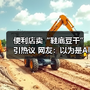 便利店卖“鞋底豆干”引热议 网友：以为是AI - 文章配图