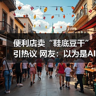 便利店卖“鞋底豆干”引热议 网友:以为是AI(图2) 便利店卖“鞋底豆干”引热议 网友:以为是AI(图2)