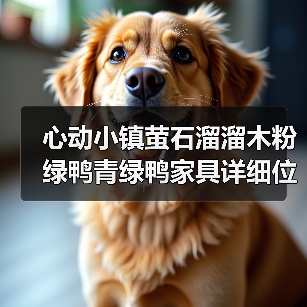 心动小镇萤石溜溜木粉绿鸭青绿鸭家具详细位置攻略（图1）