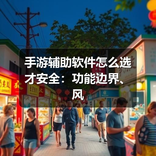 手游辅助软件怎么选才安全:功能边界、风险 手游辅助软件怎么选才安全:功能边界、风险